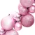 Produktbild 5 för Girlang julkulor rosa 175 cm polystyren