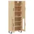 Produktbild 4 för Högskåp sonoma-ek 69,5x34x180 cm konstruerat trä
