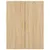 Produktbild 5 för Högskåp sonoma-ek 69,5x34x180 cm konstruerat trä