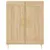 Produktbild 8 för Högskåp sonoma-ek 69,5x34x180 cm konstruerat trä