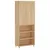 Produktbild 2 för Högskåp sonoma-ek 69,5x34x180 cm konstruerat trä