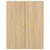 Produktbild 6 för Högskåp sonoma-ek 69,5x34x180 cm konstruerat trä