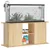 Produktbild 3 för Akvariebänk sonoma-ek 121x41x58 cm konstruerat trä