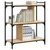 Produktbild 3 för Bokhylla 3 hyllplan sonoma-ek 76x32x88 cm konstruerat trä
