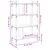 Produktbild 9 för Bokhylla 4 hyllplan rökfärgad ek 76x32x123 cm konstruerat trä