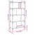 Produktbild 9 för Bokhylla 5 hyllplan brun ek 76x32x158 cm konstruerat trä