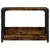 Produktbild 4 för Skrivarställ 2 hyllor rökfärgad ek 44x26x31,5cm konstruerat trä