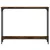 Produktbild 4 för Avlastningsbord rökfärgad ek 100x22,5x75 cm konstruerat trä