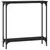 Produktbild 6 för Konsolbord svart 75x22,5x75 cm konstruerat trä