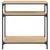 Produktbild 4 för Avlastningsbord sonoma-ek 75x29x75 cm konstruerat trä