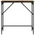 Produktbild 4 för Avlastningsbord rökfärgad ek 75x32x75 cm konstruerat trä