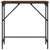 Produktbild 4 för Avlastningsbord brun ek 75x32x75 cm konstruerat trä