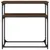 Produktbild 4 för Avlastningsbord brun ek 75x35,5x75 cm konstruerat trä