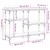 Produktbild 9 för Avlastningsbord sonoma ek 102x29x75 cm konstruerat trä