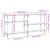 Produktbild 9 för Avlastningsbord sonoma ek 160x29x75 cm konstruerat trä