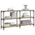 Produktbild 3 för Avlastningsbord sonoma ek 150x29x75 cm konstruerat trä