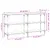 Produktbild 9 för Avlastningsbord sonoma ek 150x29x75 cm konstruerat trä
