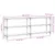 Produktbild 9 för Avlastningsbord sonoma ek 200x29x75 cm konstruerat trä