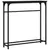 Produktbild 2 för Avlastningsbord svart 75x19,5x75 cm konstruerat trä