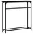Produktbild 6 för Avlastningsbord svart 75x19,5x75 cm konstruerat trä