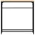 Produktbild 4 för Avlastningsbord sonoma-ek 75x19,5x75 cm konstruerat trä