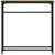 Produktbild 4 för Avlastningsbord brun ek 75x19,5x75 cm konstruerat trä