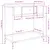 Produktbild 11 för Avlastningsbord sonoma-ek 75x34,5x75 cm konstruerat trä