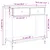 Produktbild 11 för Avlastningsbord sonoma-ek 75x34,5x75 cm konstruerat trä