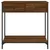 Produktbild 6 för Avlastningsbord brun ek 75x34,5x75 cm konstruerat trä