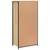 Produktbild 7 för Skåp sonoma-ek 62x36x121,5 cm konstruerat trä