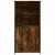 Produktbild 5 för Skåp rökfärgad ek 62x36x121,5 cm konstruerat trä