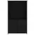 Produktbild 5 för Skåp svart 62x32x103,5 cm konstruerat trä