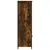 Produktbild 6 för Skåp rökfärgad ek 62x32x103,5 cm konstruerat trä