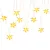 Produktbild 5 för Stjärna 10 LEDs gul 10 cm
