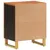 Produktbild 6 för Sängbord brun och svart 50x33x60 cm massivt mangoträ