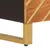 Produktbild 10 för Sängbord brun och svart 50x33x60 cm massivt mangoträ