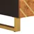 Produktbild 9 för Soffbord brun och svart 80x54x40 cm massivt mangoträ