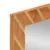 Produktbild 5 för Badrumsspegel brun 50x70x3 cm massivt mangoträ och glas
