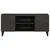 Produktbild 3 för Tv-bänk svart 105x33x46 cm massivt mangoträ