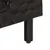 Produktbild 10 för Högskåp svart 60x33x100 cm massivt mangoträ