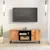 Produktbild 3 för Tv-bänk 105x33x46 cm massivt akaciaträ