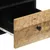 Produktbild 7 för Tv-bänk 100x33x46 cm massivt mangoträ