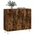 Produktbild 3 för Skänk rökfärgad ek 90x34x80 cm konstruerat trä
