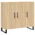 Produktbild 2 för Skänk sonoma-ek 90x34x80 cm konstruerat trä