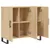 Produktbild 5 för Skänk sonoma-ek 90x34x80 cm konstruerat trä