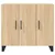Produktbild 6 för Skänk sonoma-ek 90x34x80 cm konstruerat trä