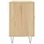 Produktbild 7 för Skänk sonoma-ek 100x36x60 cm konstruerat trä