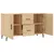 Produktbild 5 för Skänk sonoma-ek 100x36x60 cm konstruerat trä