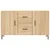 Produktbild 6 för Skänk sonoma-ek 100x36x60 cm konstruerat trä