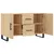 Produktbild 5 för Skänk sonoma-ek 100x36x60 cm konstruerat trä